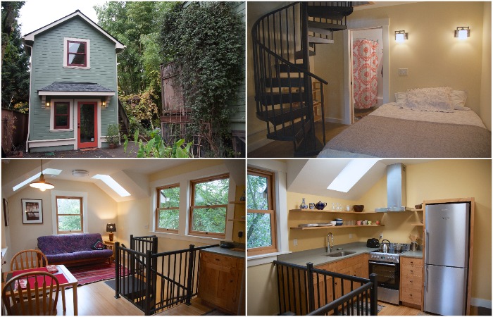 За год гараж стал уютным гостевым домом.