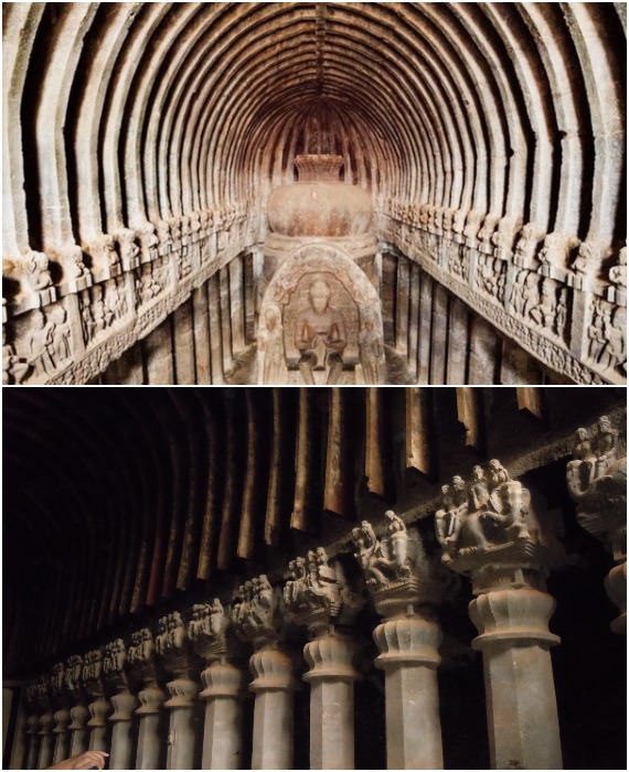 До сих пор не разгадана технология строительства скальных объектов, демонстрирующих удивительное мастерство неизвестной цивилизации (The Kondana Caves, Индия).