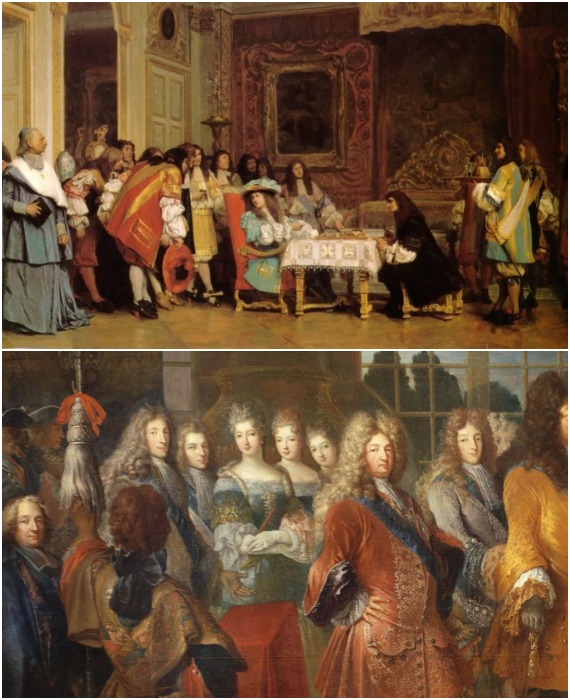 Король Людовик XIV ввел строгий дресс-код, предписывающий носить одежду из дорогих и красивых тканей.