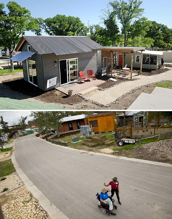 В Community First Village предусмотрено жилье, адаптированное под нужды людей с ограниченными возможностями (Остин, Техас).