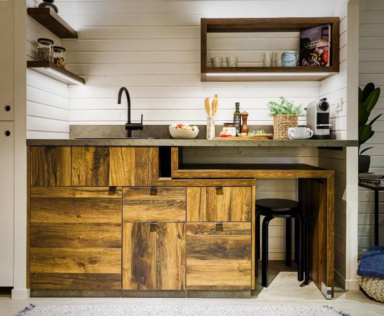 Кухонный уголок в Igluhuts. Кухонный уголок в Igluhuts.