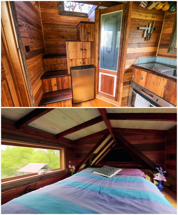 Спальня на лофте.