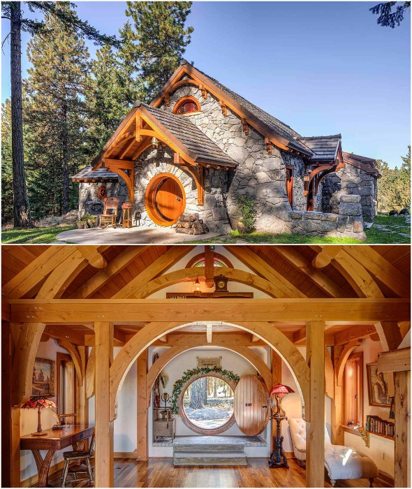 Входная часть «Дома хоббита в Драгонфлай-Нолл».