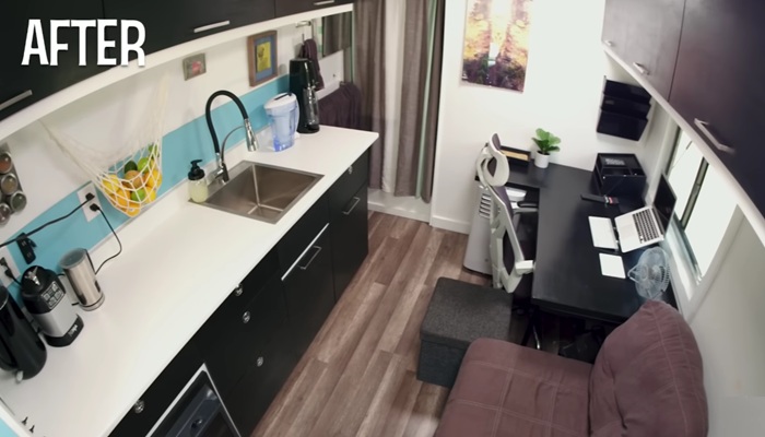 Салон фургона после преобразований. Салон фургона после преобразований.