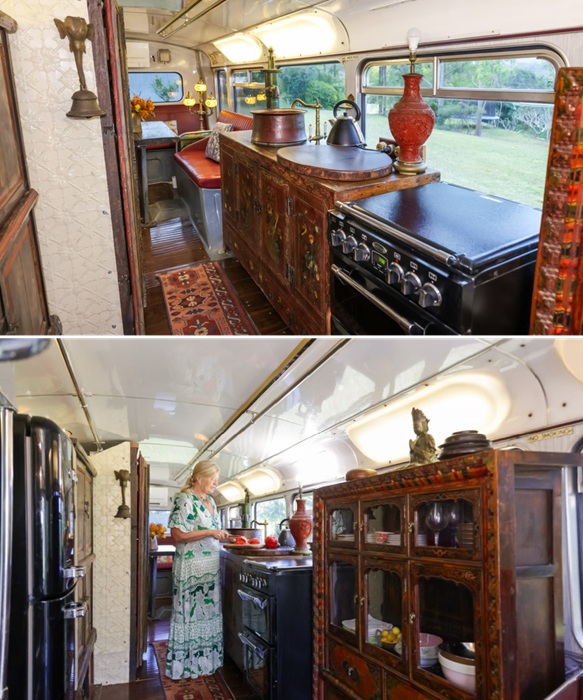 В кухне много антикварной мебели. В кухне много антикварной мебели.