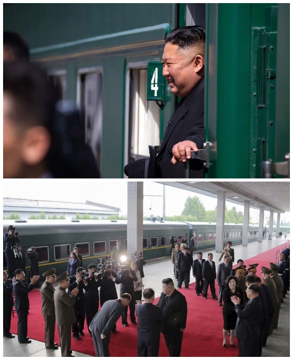 Ким Чен Ын продолжает «священную» традицию, передвигаясь по стране на поезде и даже отправляясь на встречи в соседние государства. 