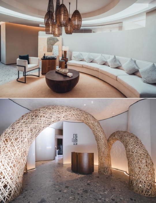 Симбиоз природных элементов и архитектурного пространства создает атмосферу расслабления (MGallery, Китай).