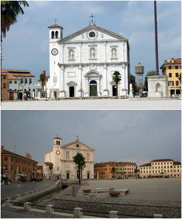 Кафедральный собор Пальмановы, построенный по проекту Винченцо Скамоцци (Италия).