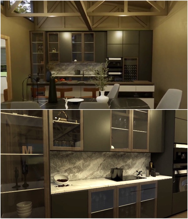 Современная кухня.