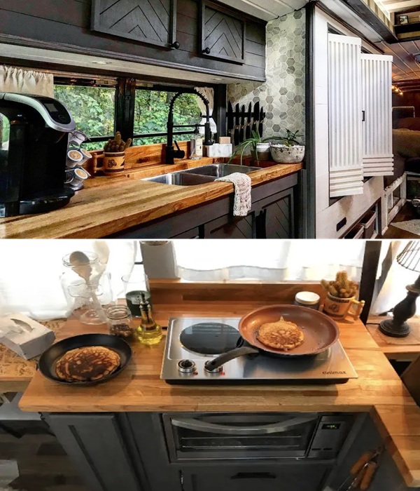 Полноценная кухня, сделанная руками студента магистратуры (The Roamer).