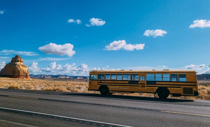 Старый школьный автобус дал возможность реализовать мечту.