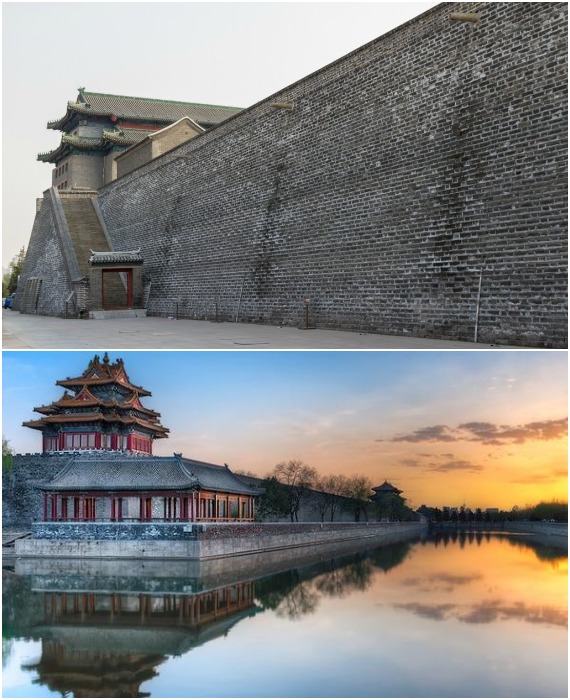 Запретный город спрятан за надежными укрепительными объектами (Пекин, Китай).