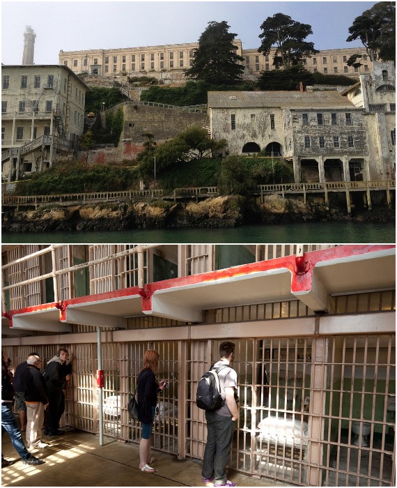 Остатки самой зловещей тюрьмы современности стали местом притяжения для туристов со всего мира (Алькатрас, Сан-Франциско).