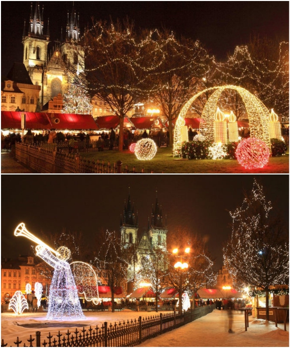 Ничто так не преображает Прагу, как ожидание Рождества (Чехия). | Фото: 420on.cz/ zlatapraha.net.