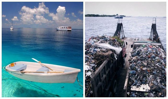 Чтобы содержать акваторию океана в чистоте Тилафуши превратили в мусорный полигон.