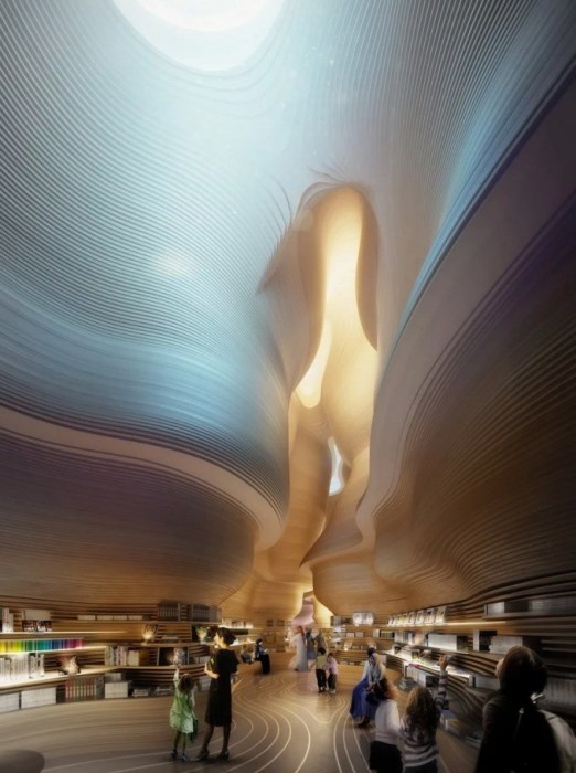 Невероятные формы интерьера создают особую атмосферу во всем Национальном музее (Доха, Катар). | Фото: thearchitect.pro. 