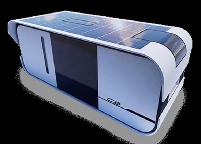 По желанию клиента миниатюрный дом могут оснастить солнечными батареями, очистными и перерабатывающими системами («Cube One»). | Фото: taratutenko.ru/ © Studio Nestron.