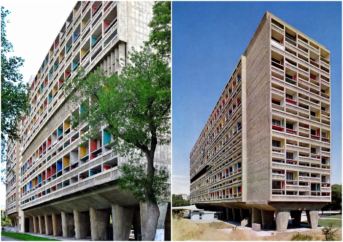 Жилой комплекс Unite d'Habitation в Марселе – легендарный проект Ле Корбюзье (1945-1952 гг.).