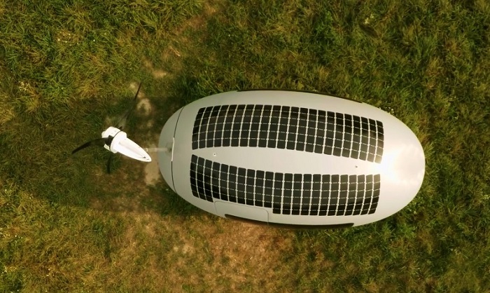 Резервуар для сбора дождевой воды находится на крыше «Ecocapsule» (Словакия). | Фото: ecotechnica.com.ua.