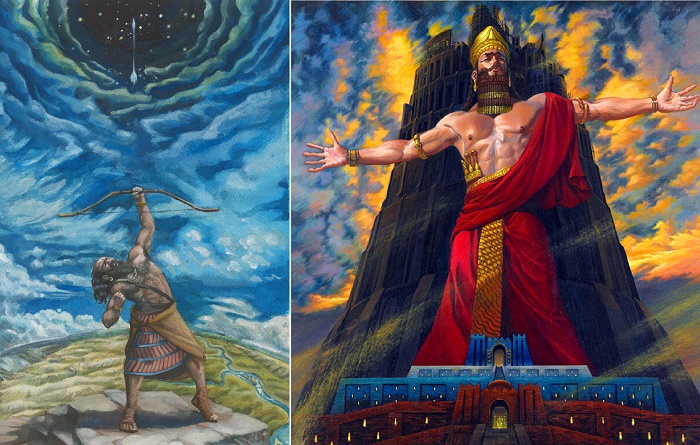 Нимрод – легендарный герой, царь Вавилонии, бунтарь, бросивший вызов Всевышнему.