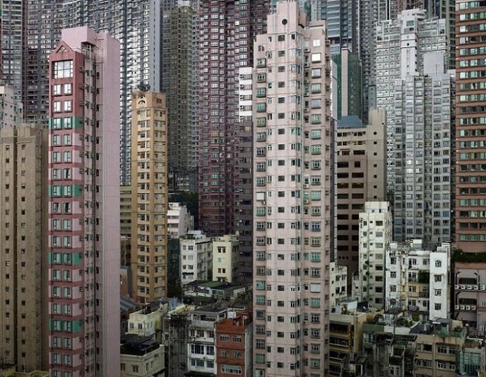 Небоскребы Гонконга.