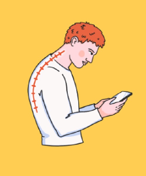 Синдром текстовой шеи может приводить к нарушениям зрения. Синдром текстовой шеи может приводить к нарушениям зрения.