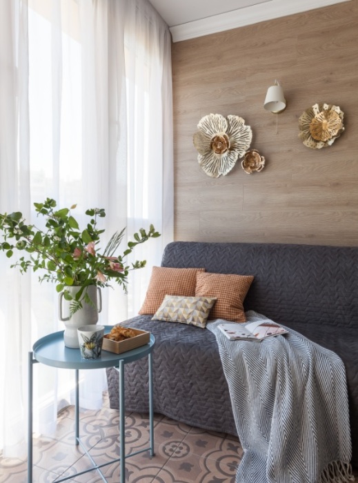 Чехлы на мебель освежат интерьер в съёмном жилище. / Фотол: houzz.ru