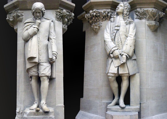 Ньютон против Гука и Лейбница| Фото: Википедия.
