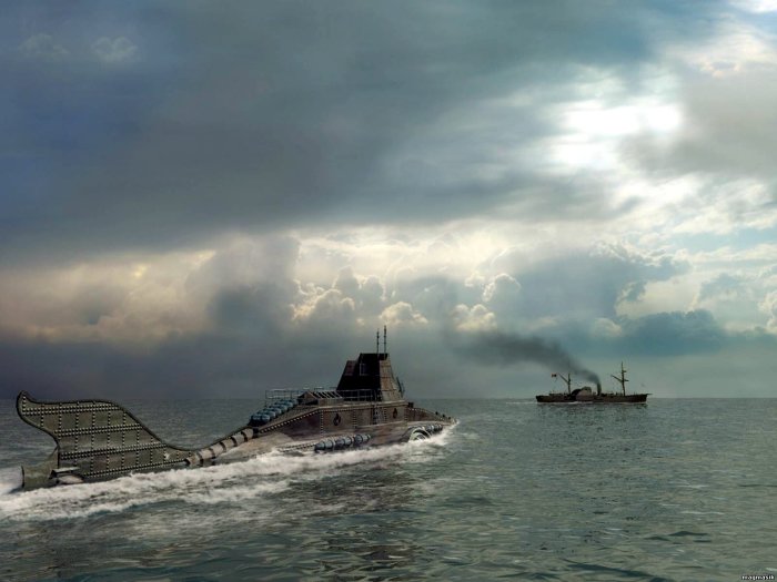 Подводная лодка «Наутилус». | Фото: Pikabu.