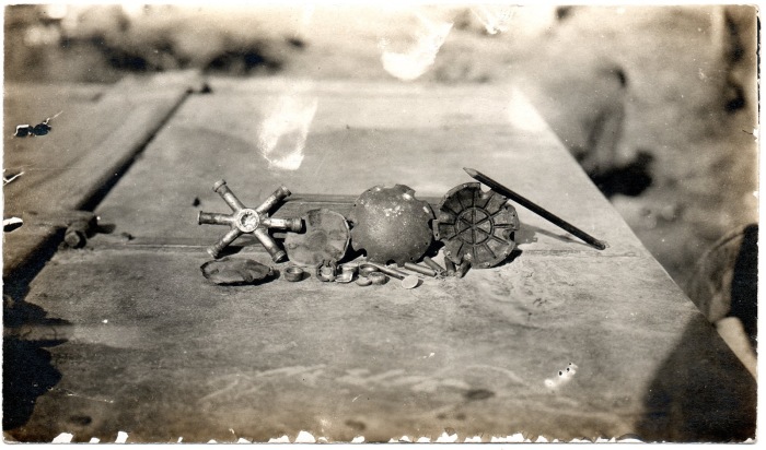 Diskushandgranate М.1915 в разобранном виде| Фото: Википедия.
