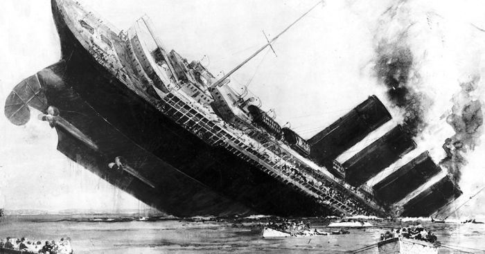 «Royal Mail Ship Lusitania»| Фото: The Mirror.