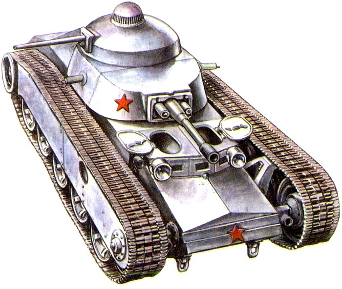 Один из первых тяжелых танков СССР. /Фото: war-book.ru