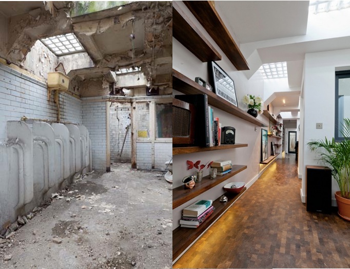 Who would have thought that an old public toilet could be converted like this?