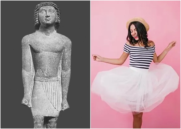 Сейчас юбки - для девочек, а когда-то древнеегипетские мужчины-чиновники их носили без проблем. Сейчас юбки - для девочек, а когда-то древнеегипетские мужчины-чиновники их носили без проблем.