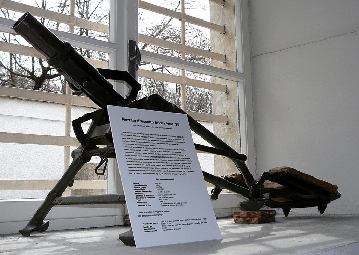 Миномёт в музейной экспозиции, современный вид. /Фото: wikipedia.org