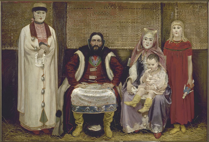 Изображение купеческой семьи 17 века. /Фото: wikipedia.org