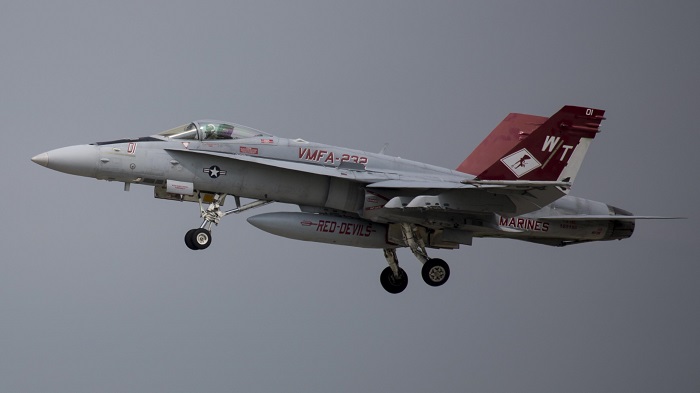 Маркировка «VMFA» расшифровывается как «летательный аппарат с неподвижным крылом ВМС США, истребитель, штурмовик». /Фото: defense.gov