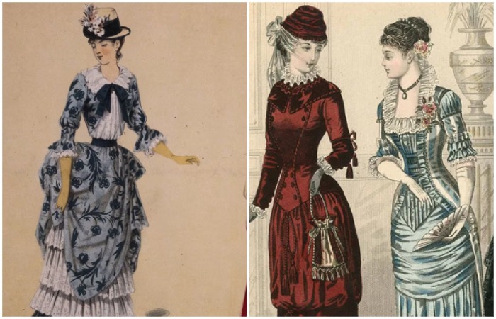 Тюрнюр и корсет - новый тренд в женском силуэте викторианской эпохи. Тюрнюр и корсет - новый тренд в женском силуэте викторианской эпохи.