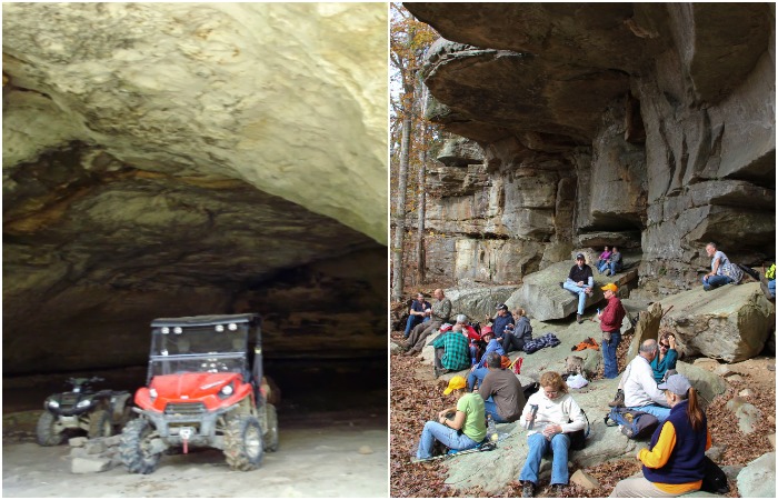Там, где сейчас ходят туристы, больше 200 лет назад скрывались беглые рабы. /Фото: experiencingillinois.blogspot.com, rivertorivertrail.net