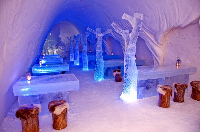 Настоящее ледяное царство в ресторанном бизнесе. /Фото: orangesmile.com