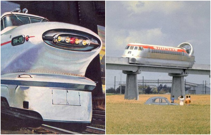 Один из самых скоростных поездов ХХ столетия. /Фото: streamlinermemories.info, blogspot.com