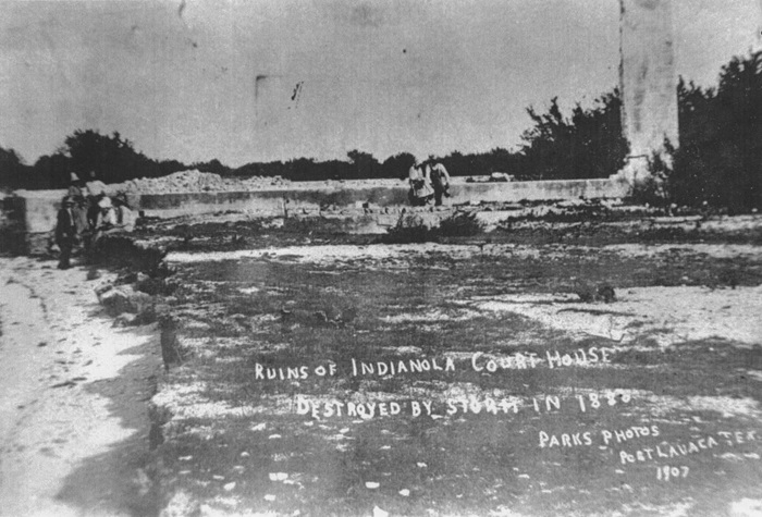 Руины Индианолы, вид 1907 года. /Фото: vrhc.uhv.edu