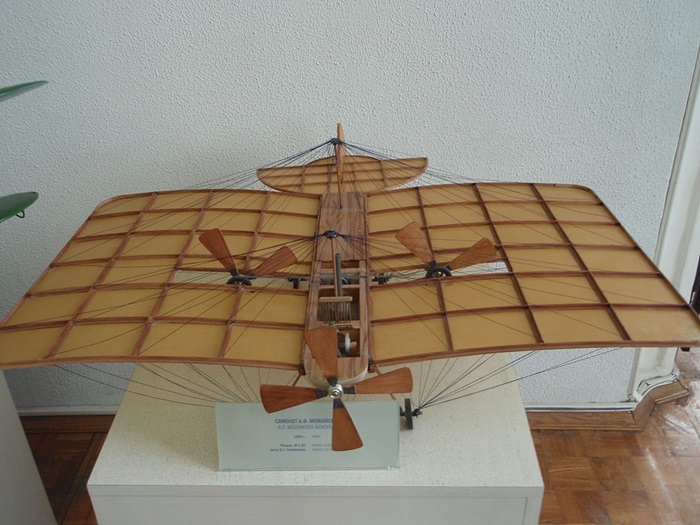 Модель паролёта Можайского. /Фото: wikipedia.org