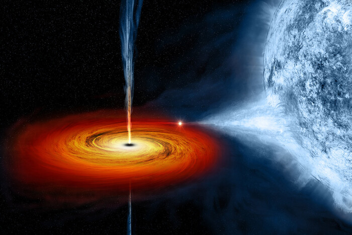 Увидеть чёрную дыру можно, только если рядом будет звезда, поэтому кажется, что их мало. /Фото: glavcom.ua