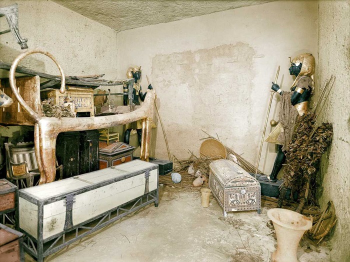 Тутанхамон якобы противился, чтобы его вещи вывезли из Египта. /Фото: bigpicture.ru