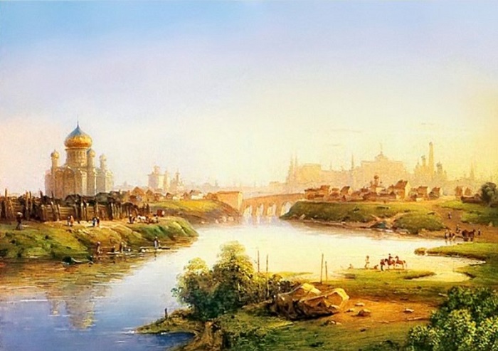 Российская столица, преспокойно стоящая на месте болота и сегодня. /Фото: peshegrad.ru