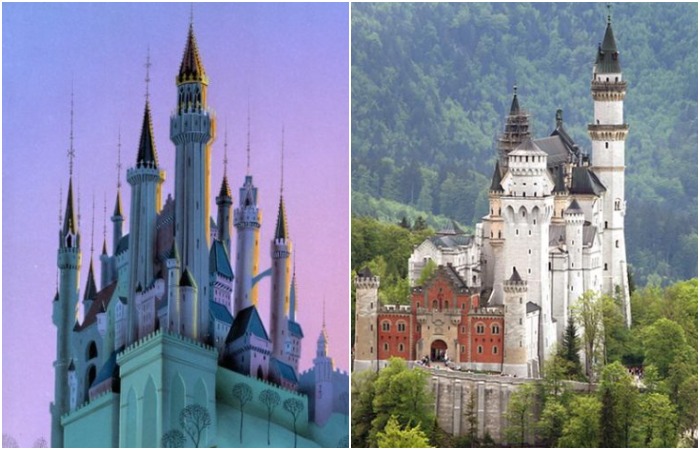 Замок, который можно увидеть в Баварии, появился в легендаренном мультфильме. /Фото: dw.com, znaikak.ru