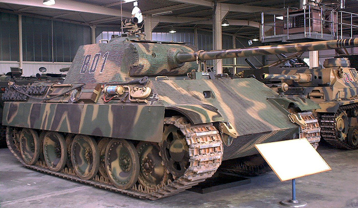 Циммеритовая обмазка на танке  «Пантера». /Фото: wikipedia.org
