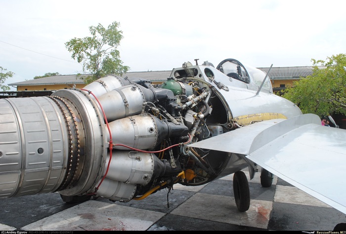 Турбореактивный двигатель РД-45. /Фото: russianplanes.net
