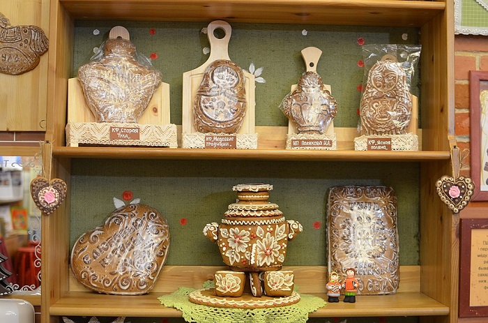 Разновидности изделий в экспозиции музея тульского пряника. /Фото: wikipedia.org